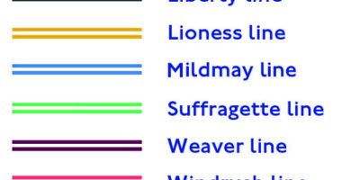The new Lioness, Mildmay, Windrush, Weaver, Suffragette and Liberty lines on the Overground