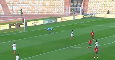 The Niger goalkeeper put the ball down after catching a cross as if to take a goal kick