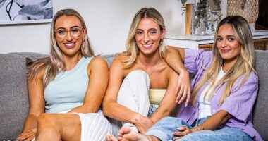 Hailing from The Shire in Sydney , sisters Mia, 26, and Bree, 23, will join their best friend Lainey, 20, on Gogglebox Australia