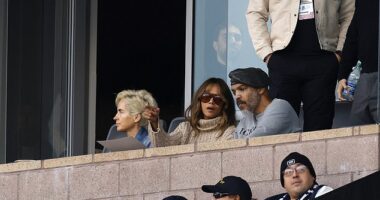 Halle Berry and her partner Van Hunt were among the crowd for Inter Miami vs LA Galaxy