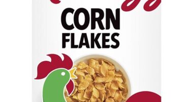 Niacin is found in many breakfast cereals, including Kellogg's Corn Flakes