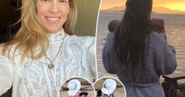 Hilary Swank reveals twin son and daughter's names in sweet Valentine's Day post