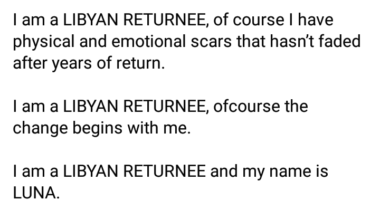 I have physical and emotional scars that hasn?t faded  - Nigerian returnee recalls her experience in Libya, warns about the dangers of irregular migration