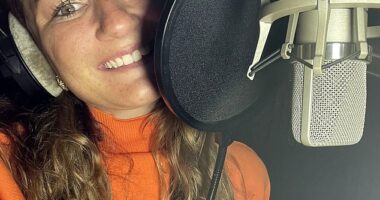 Emily Cass, 25, from south London , has recorded hundreds of adverts, radio inserts and TV shows and been the voice of brands including Lidl , Co-op and Samsung