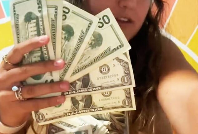 Hannah Davis, 22, from Lexington Park, Maryland , worked tirelessly for three months to fund a European tour - which was funded solely on her tips