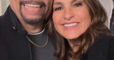 Mariska Hargitay, 60, took to her Instagram page to wish her longtime Law & Order: SVU co-star Ice-T a happy 66th birthday from the set of their hit crime drama series