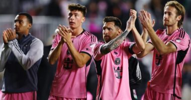 Inter Miami 2-0 Real Salt Lake: Lionel Messi, Luis Suarez and David Beckham's star-studded squad win on MLS' opening night thanks to goals from Robert Taylor and Diego Gomez in Florida