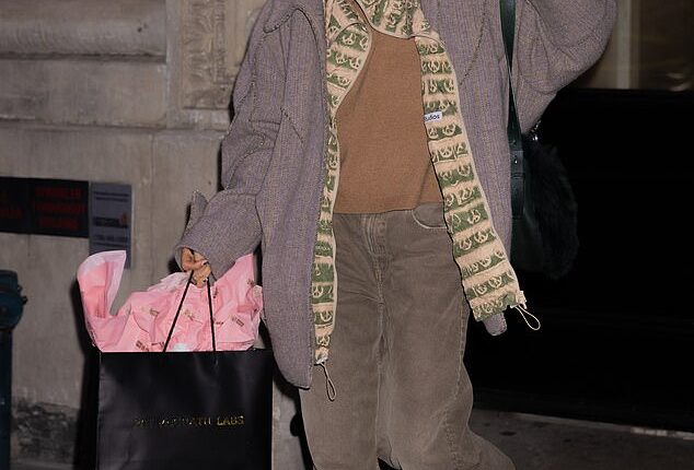 Iris Law showcased her sense of style as she stepped out in New York City on Friday amid the ongoing New York Fashion Week