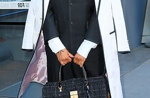 Janet Jackson, 57, embraced her preppy side with stylish Queen Latifah. 53, as they attended the star-studded Thom Browne runway show during New York Fashion Week on Wednesday