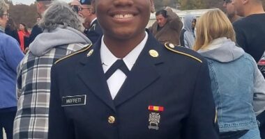 Specialist Breonna Moffett, 23, of Savannah, Georgia was identified as one of the soldiers killed in the weeekend drone strike