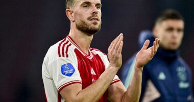 Jordan Henderson had no idea Gareth Southgate watched his debut for Ajax in person