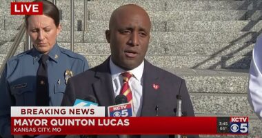 Kansas City Mayor Quinton Lucas spoke to reporters following the shooting on Wednesday