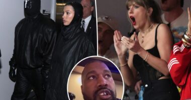 Kanye West claims he's no 'enemy' or 'friend' to Taylor Swift fans after reports he was kicked out of Super Bowl