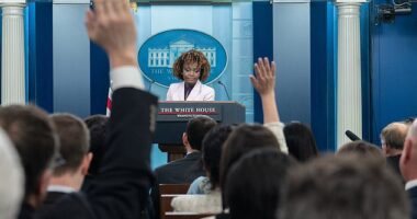 Press Secretary Karine Jean-Pierre refused to be drawn into questions about Joe Biden's fitness, a day after he claimed he spoke recently to a French president who died in the 1990s