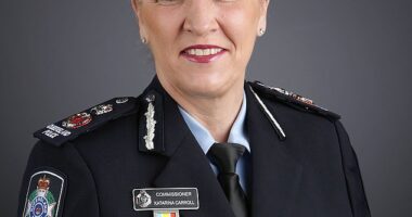Queensland's first female police commissioner and the first female in the top job, Katarina Carroll (pictured) is 'considering her options'