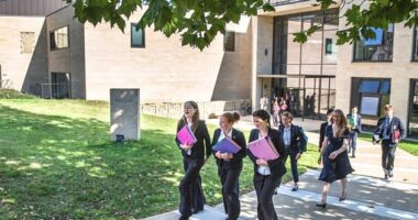 The prestigious Oundle School in north Northamptonshire is rumoured to be among the 'top choices' for Prince William and Kate Middleton in where they will send Prince George for secondary school