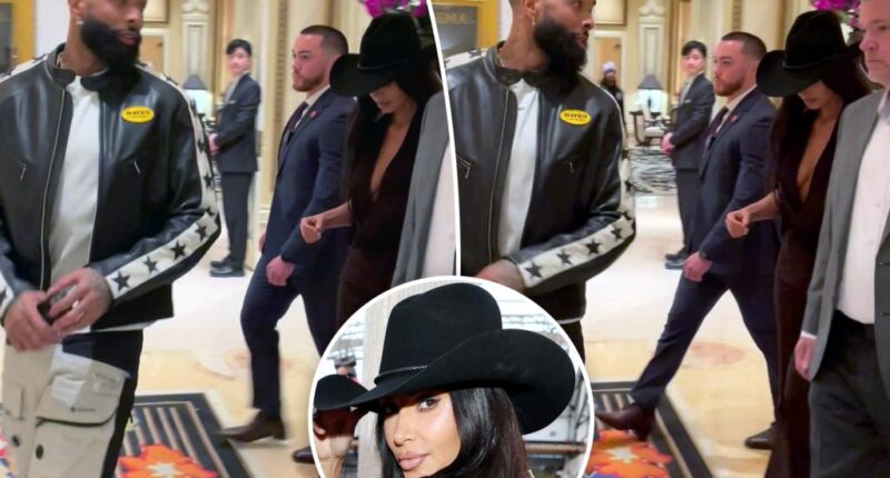 Kim Kardashian and Odell Beckham Jr. seen together for the first time after months of romance rumors