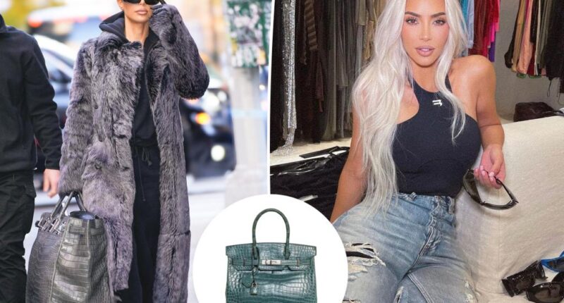 Kim Kardashian selling rare crocodile Birkin for $50K on her family's resale site