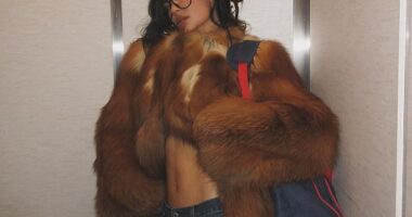 Kylie Jenner rang in Valentine's Day by sharing a series of sultry Instagram photos with her more than 400 million Instagram followers