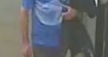 The Met Police have released new images of Clapham chemical attack Abdul Ezedi strolling injured through King's Cross station following Wednesday's events