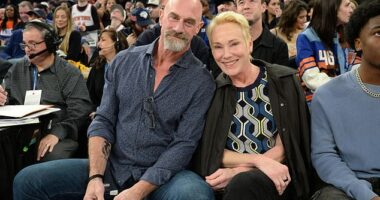 Christopher Meloni, 62, and his wife of nearly 29 years, Sherman Williams, made a rare appearance at the star-studded Indiana Pacers vs. New York Knicks game in NYC on Saturday