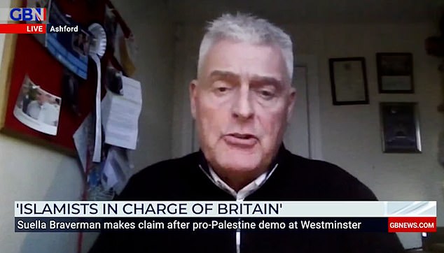 Lee Anderson (pictured) said on GB News last night that Sadiq Khan - the first Muslim Mayor of London - is controlled by Islamists and that he has 'given our capital city away to his mates'