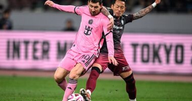 Messi did participate in the second half of Inter Miami's game in Tokyo on Wednesday