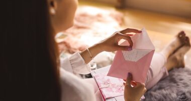 Nearly half (45 per cent) of young Brits - aged between 18 and 35 - in relationships say they have never written their sweetheart a love letter