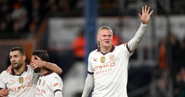 Luton 2-6 Man City - FA Cup fifth round: Erling Haaland scores FIVE as holders storm into last eight with emphatic win...  while Newcastle are taken to extra-time by Blackburn