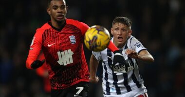 Man, 50, is arrested on suspicion of racially abusing Birmingham City midfielder Juninho Bacuna