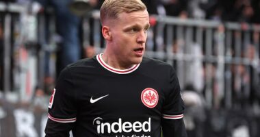 Donny van de Beek was left out of Eintracht Frankfurt's Europa Conference League squad