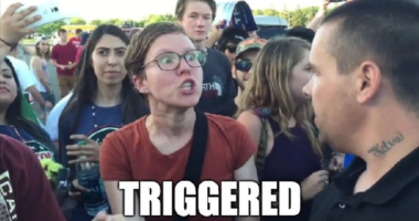 Masked Anti-Israel Protestor Recognizes Kassy Dillon Outside Concert and MELTS DOWN