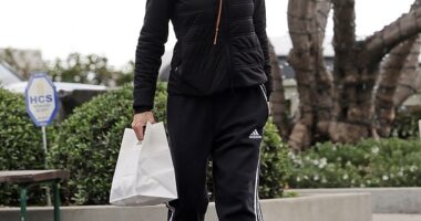 Meg Ryan, 62, was spotted keeping it casual as she enjoyed a rare outing in Santa Barbara on Wednesday