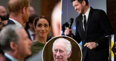 Michael Bublé sends 'healing wishes' to King Charles III at dinner with Prince Harry, Meghan Markle