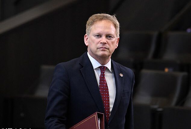 As the dangers Britain faces were yesterday underlined by a chilling threat of a Russian nuclear attack on London, the Defence Secretary faced allegations that he was distracted by his leadership ambitions. Pictured: Secretary of State for Defence Grant Shapps