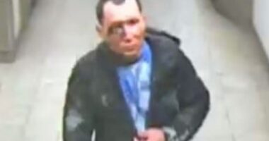 Abdul Ezedi (pictured) is suspected to have thrown a corrosive substance over a mother and two daughters in Clapham on January 31