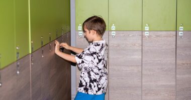 The furious mother told MailOnline that a manager told her and her son that he would no longer be allowed to use the female changing room at the Hertfordshire swim school because he was 'over eight'