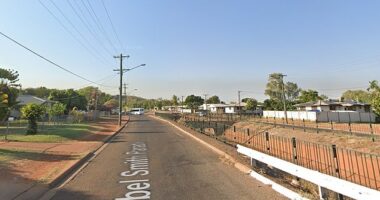 A 34-year-old man has died after being found with stab wounds at a property on Abel Smith Parade (pictured) in Mount Isa on Tuesday morning