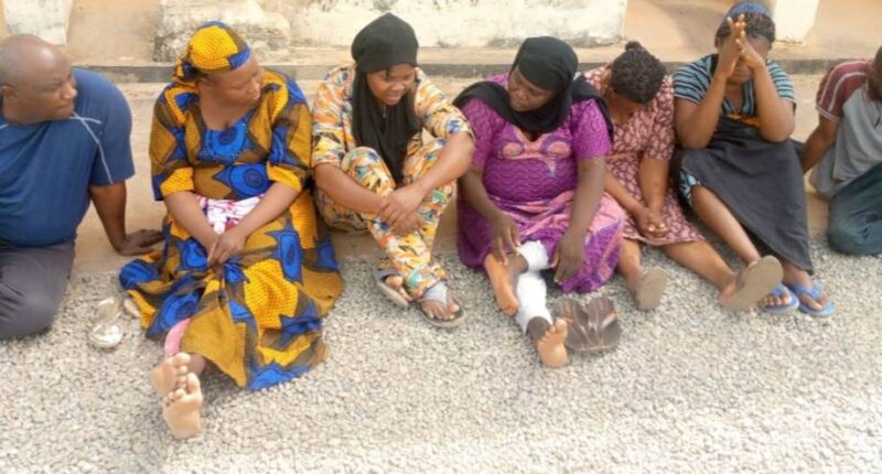 Nasarawa police parade 12 suspected child traffickers arrested for theft and sale of 45 children