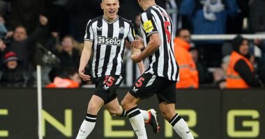 Harvey Barnes scored the equaliser for Newcastle in a sensational eight-goal thriller
