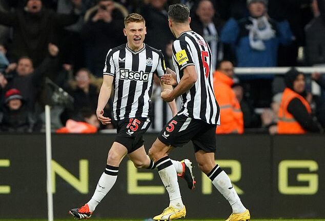 Harvey Barnes scored the equaliser for Newcastle in a sensational eight-goal thriller