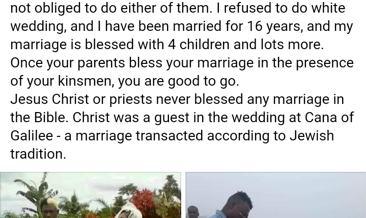 Nigerian father of four married for 16 years says he didn