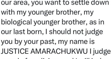 Nigerian judge vows to prevent her younger brother from marrying a girl who ??has slept with everyone in their area??