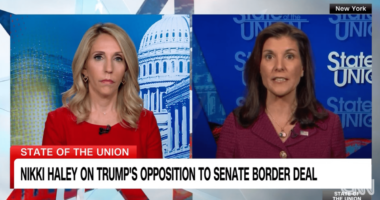 Nikki Haley Regurgitates McConnell's 'But Trump' Talking Points On Border Bill