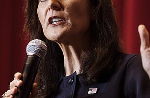 Republican presidential candidate Nikki Haley