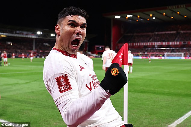 Nottingham Forest 0-1 Man United: Casemiro scores last-gasp winner as Erik ten Hag's side book their place in the FA Cup quarter-finals