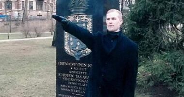 Corporal Mikko Vehvilainen, who was convicted of being a member of neo-Nazi terrorist group National Action, and was jailed for eight years