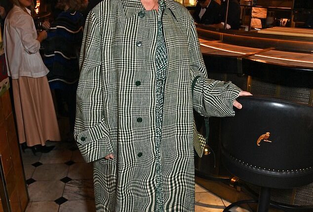 Olivia Colman rocked her blonde short hair do as she attended the Burberry takeover at Harrods for the department stores 175th anniversary on Thursday