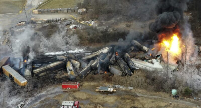 One year after East Palestine train derailment, rail safety still in spotlight