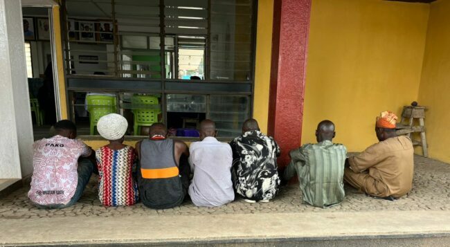 Oyo NSCDC arrests man who raped his 16-year-old stepdaughter for 9 years; parades six others for trafficking, defilement and genital mutilation